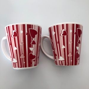 Set of two Valentine mugs